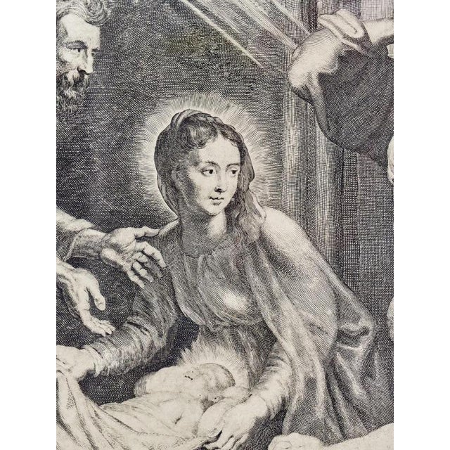Rubens, Adoration of the Shepherds, 1620, Engraving For Sale - Image 4 of 11