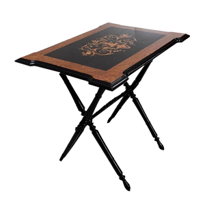 Small 19th Century Napoleon III Inlaid Folding Table