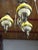 Large Vintage 3-Light Chandelier in Brass, Iron, and Glass, 1970s For Sale - Image 14 of 18