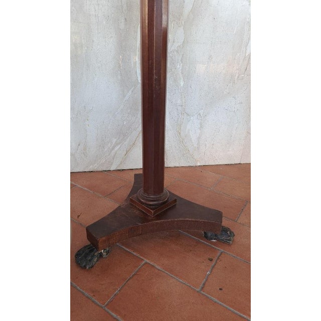 Wood Empire Style Coffee Table in Mahogany For Sale - Image 7 of 8