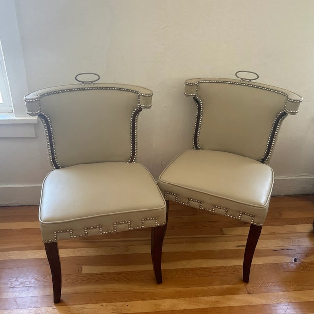 Contemporary 1990s Occasional Chairs - Set of 2 For Sale - Image 3 of 6