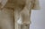 Italian Glazed Terracotta Chinoiserie Monumental Figures on Pedestals For Sale - Image 14 of 16