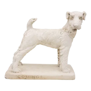Plaster Model of a Terrier Dog, 20th Century