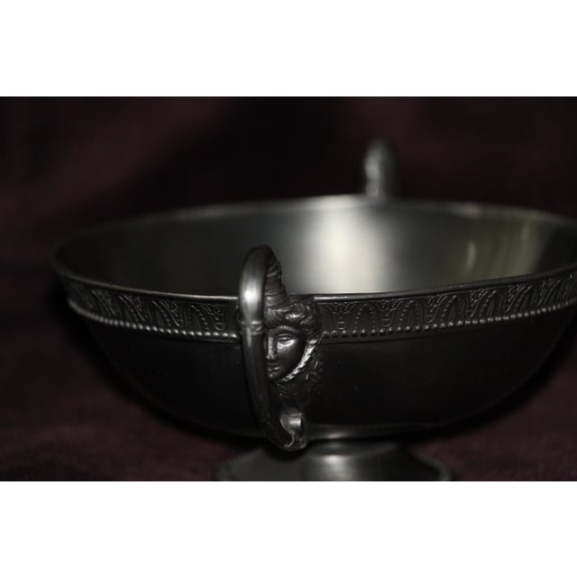 Metal Vintage Silver Vase with Handles, 1950s For Sale - Image 7 of 16