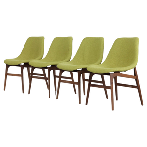 Italian Teak Chairs by Busnelli Meda, 1960s, Set of 4