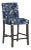 Counter Stool in Leopard Blue For Sale