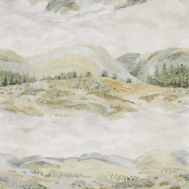 Sanderson Elysian Wallpaper in Sage Grey - a Sample For Sale
