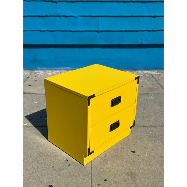 1960's Colormates Style Yellow Chest of Drawers For Sale - Image 12 of 13