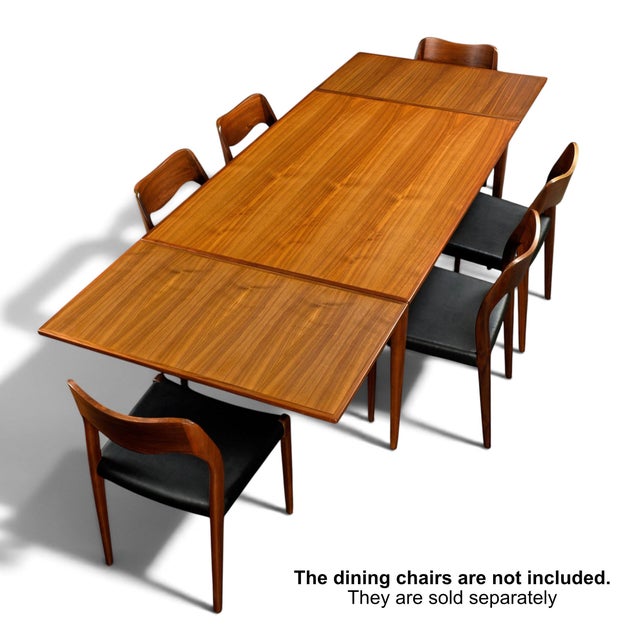 Large Niels Otto Møller Extendable Danish Teak Dining Table for j.l. Møller For Sale - Image 6 of 16