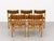 Set of 5 Mid Century Modern Oak Dining Chairs, Made in Denmark, C. 1960s For Sale - Image 16 of 16
