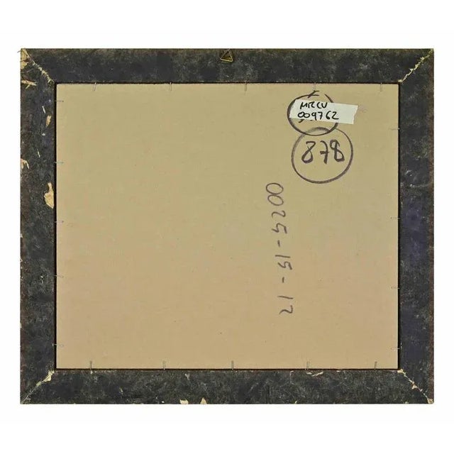 Contemporary Sigfrido Oliva, Portrait of a Girl, Drawing on Paper, 1987 For Sale - Image 3 of 4