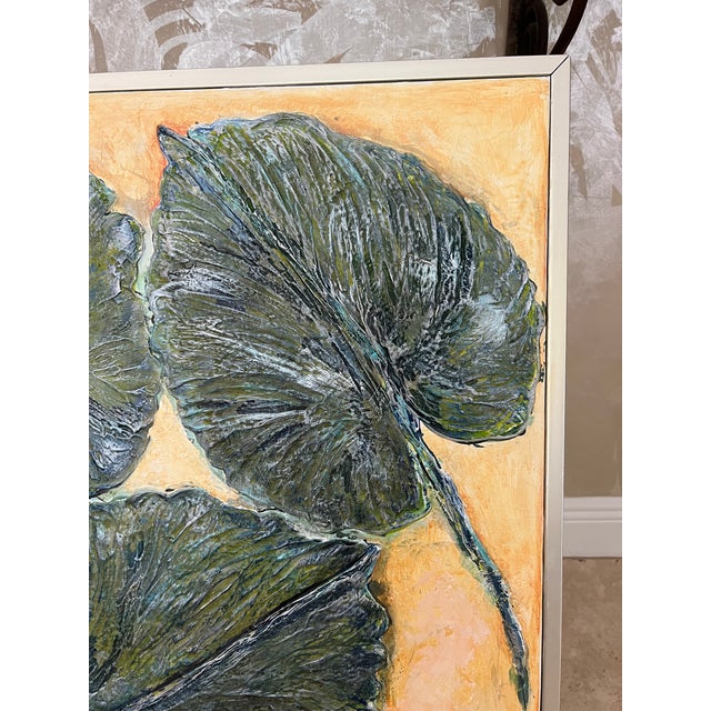 2020s Elephant Ears, Framed Canvas Art - Designed by Cheryl P. Kohloff For Sale - Image 5 of 8