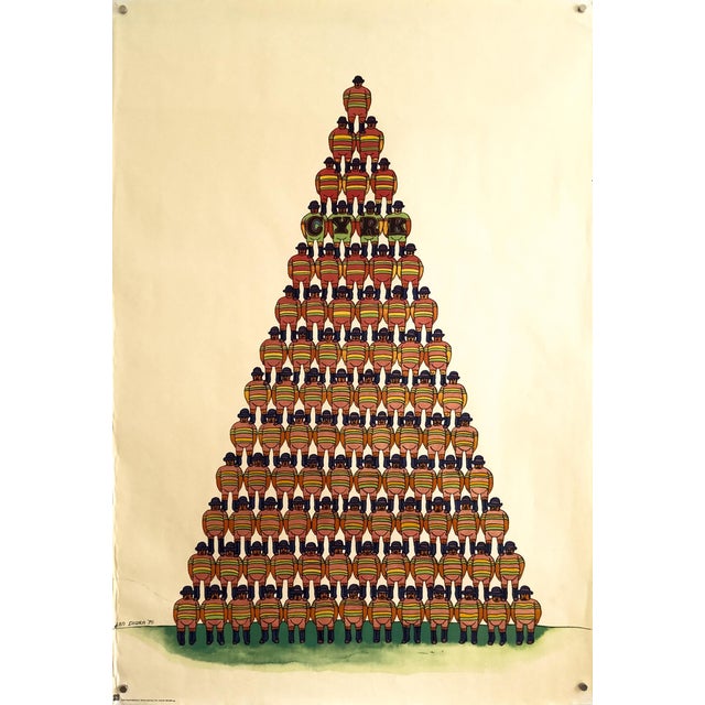 Circus Original Circus Poster by Jan Sawka, 1975 For Sale