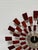 Kenneth Wingard Mid 20th Century Inspired Sunburst Wall Clock For Sale - Image 9 of 12