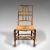 1850s Pair of Antique Victorian English Spindleback Rush Chairs For Sale - Image 4 of 13