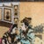 Indian Circa 1900 Reverse Painted Glass Miniature Indian Painting For Sale - Image 3 of 3