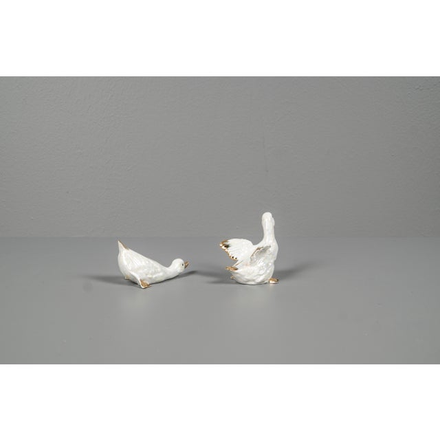 Ceramic Porcelain Ducks, 1970s, Set of 2 For Sale - Image 7 of 13