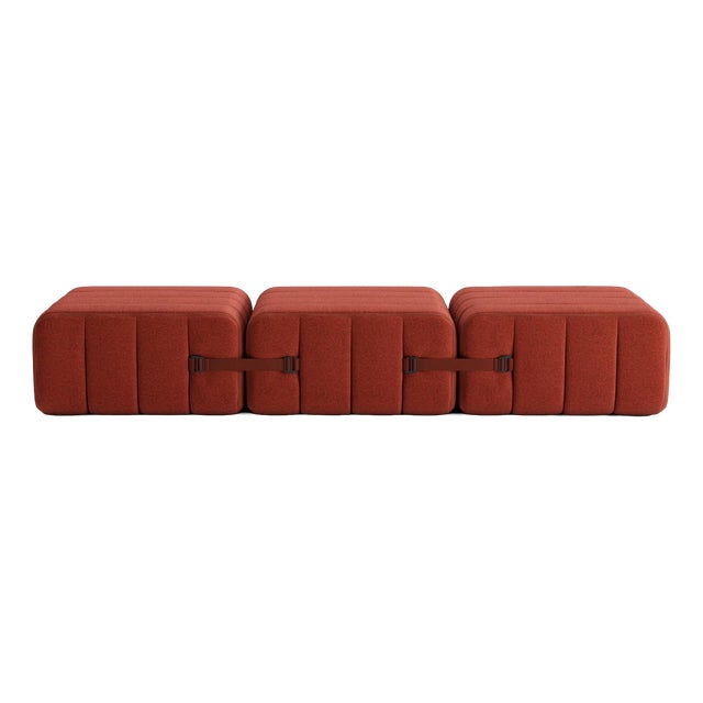 Modular Single-Seater Sofa / Lounger in Dama Fabric – 3 Sofa Modules from Ambivalenz For Sale