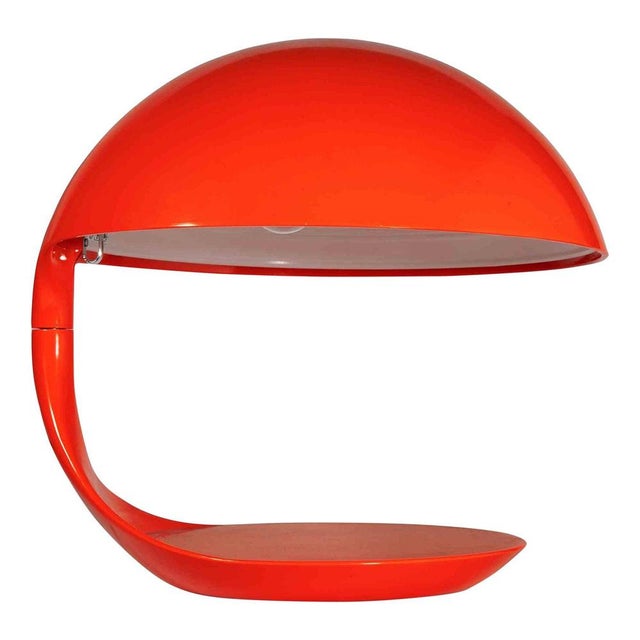 Metal Red Cobra Table Lamp by Elio Martinelli, Italy, 1960 For Sale - Image 7 of 7