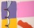 1980s "Pink Sky" Abstract Geometric Screen Print Numbered 7/30 by Harvey Daniels For Sale In Monterey, CA - Image 6 of 9