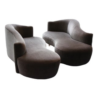 Weiman Furniture Vladimir Kagan Sofas - a Pair For Sale