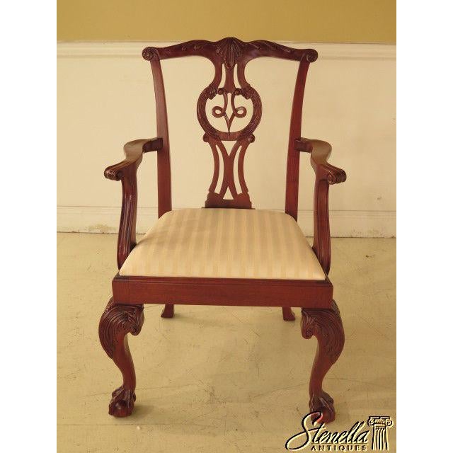 Set of 10 Baker Ball & Claw Mahogany Dining Room Chairs Chairish