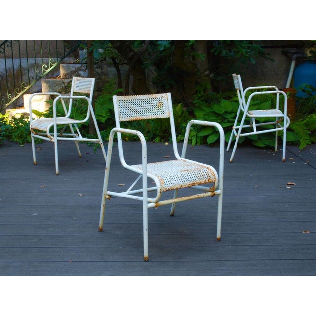 Steel Garden Furniture, 1950s, Set of 7 For Sale - Image 9 of 18
