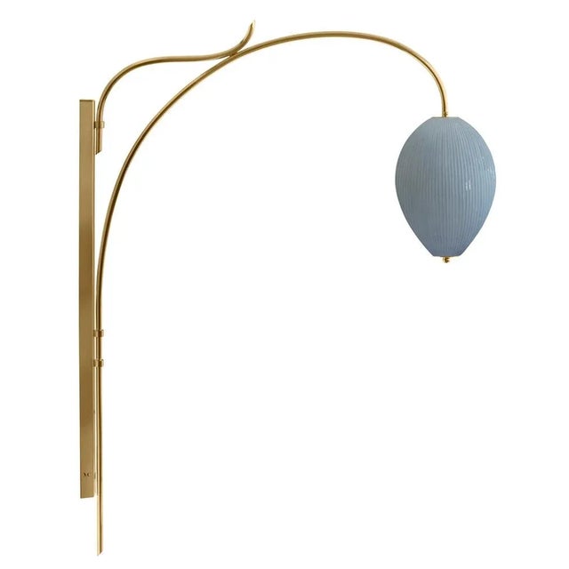 Wall lamp china 10 by magic circus editions. Dimensions: h 134 x w 25.2 x d 113.5 cm materials: brass, mouth blown glass...
