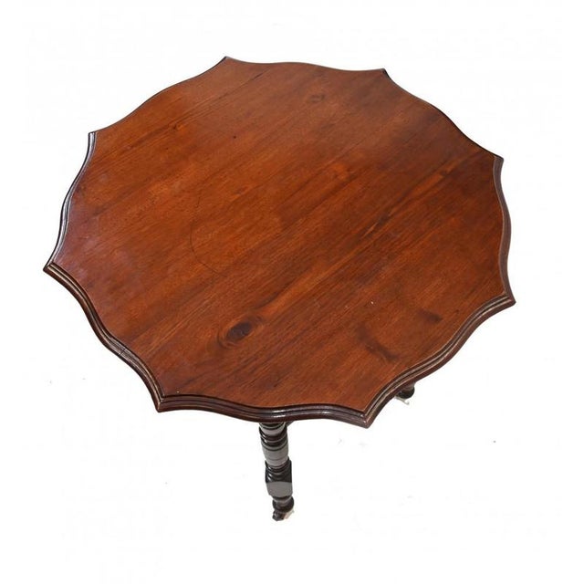 Victorian Parlour Table in Mahogany, 1890s For Sale - Image 5 of 8