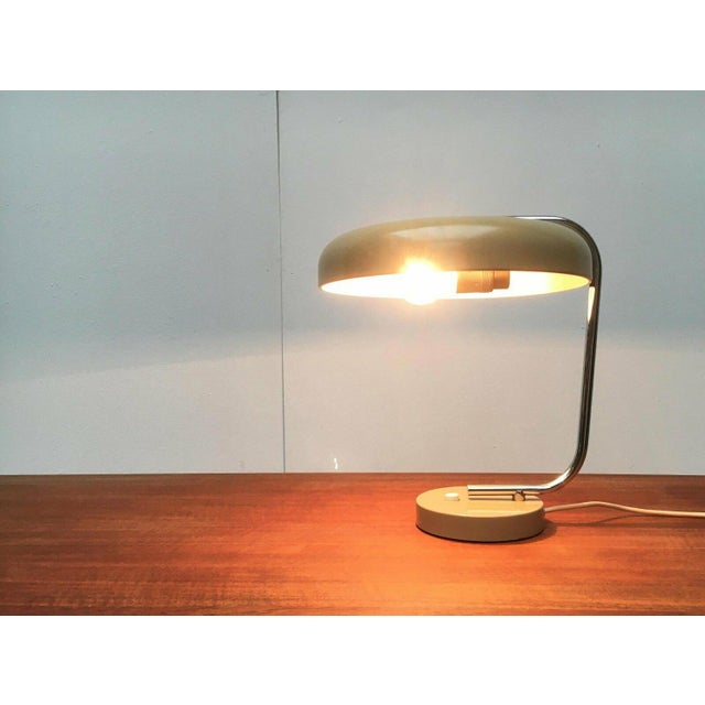 Mid-Century Space Age Minimalist German Table Lamp from Hustadt Leuchten, 1960s For Sale - Image 13 of 18