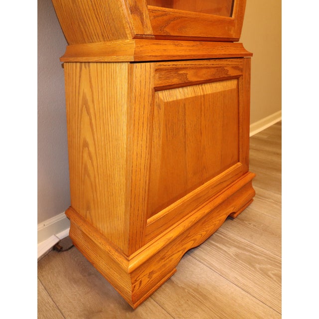 Howard Miller Curved Front Grandfather Clock (Model 610-934) For Sale - Image 12 of 18