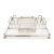 1970 American Mid-Century Modern Silver Plate Lucite Buffet Caddy For Sale