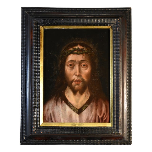 Circle of Quentin Metsys, Ecce Homo, 1550, Oil on Board, Framed For Sale