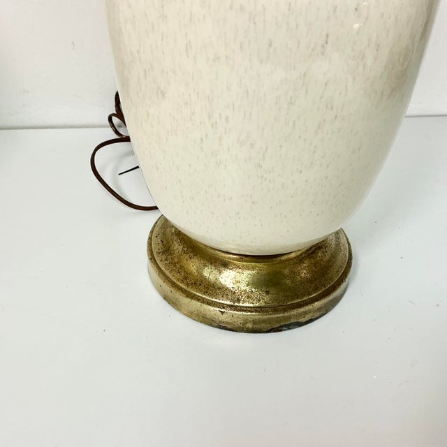 Mid-Century Boho Chic Vintage Ceramic Green Drip Table Lamps - A Pair For Sale - Image 14 of 18