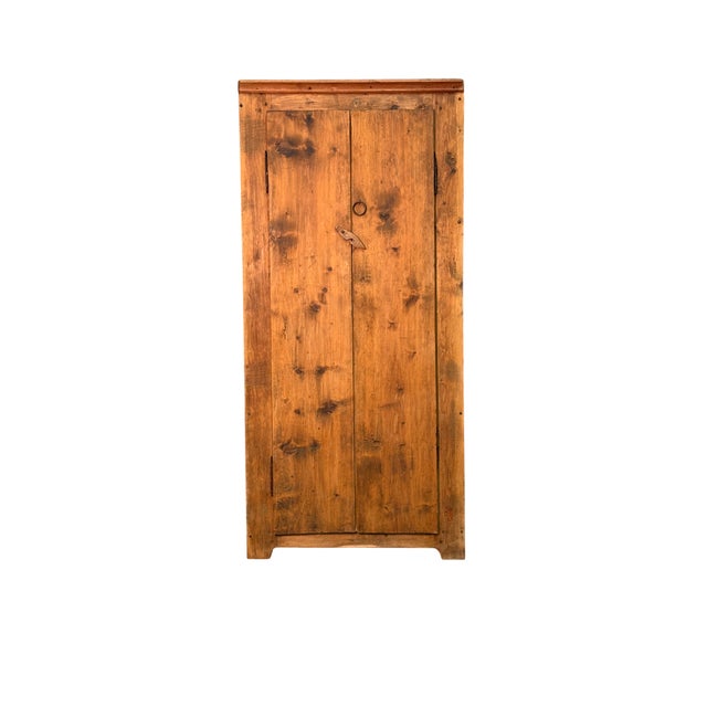 Antique Rustic Fir Cabinet, 1800 For Sale - Image 4 of 4