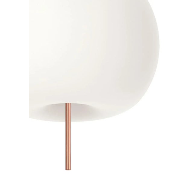 Not Yet Made - Made To Order Large 'Kushi' Opaline Glass and Copper Suspension Lamp for Kdln For Sale - Image 5 of 13