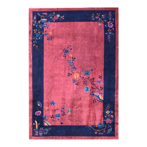 Antique Chinese Art Deco Rug