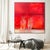 Red “Contemplating Rothko by Trixie Pitts Extra-Large Minimalist Expressionist Oil Painting For Sale - Image 8 of 12