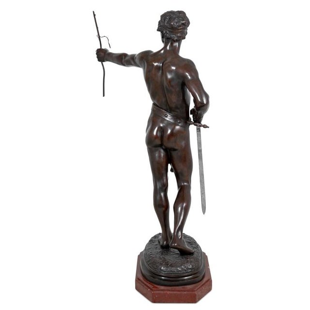 Luis Domenech "Aui Victori" Spelter Sculpture For Sale - Image 4 of 6