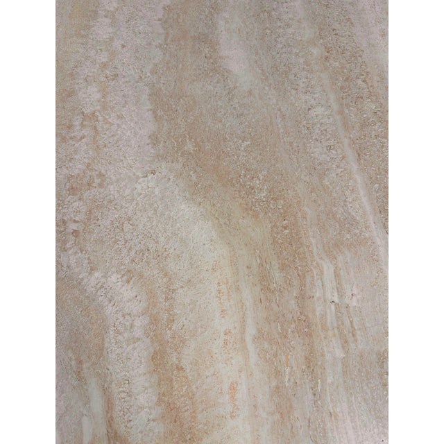 1970s Vintage Hexagonal Travertine Coffee Table, 1970s For Sale - Image 5 of 7