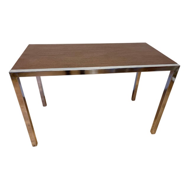 Wenge Wood and Chrome Dining Table from Ladislav Vrátník, 1970s For Sale
