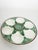 1920s White and Green Oyster Plates, France, 1920s, Set of 2 For Sale - Image 5 of 9
