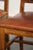 Sheepskin Dining Chairs in Warm Cognac Color with Decorative Nails, Set of 6 For Sale - Image 17 of 18