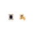 Not Yet Made - Made To Order Deep Blue Sapphire Diamond Studs Crafted in 14k Gold- A Pair For Sale - Image 5 of 9