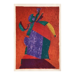 1974 Pierre Courtin Forestière Dodue Signed Lithograph For Sale