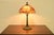 Antique Arts & Crafts Table Lamp With Painted Glass Landscape Scene Shade, Circa 1920s For Sale - Image 16 of 16
