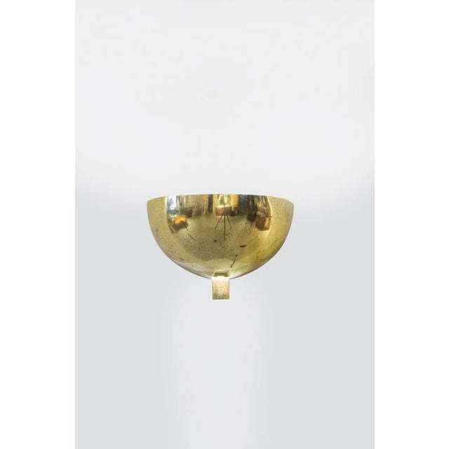 Mid-Century Modern Italian Wall Lights in Brass, 1970s, Set of 2 For Sale - Image 3 of 7