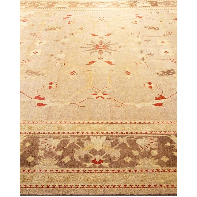Solo Rugs Eclectic, One-of-a-Kind Hand-Knotted Area Rug in Beige, 9' 2" x 12' 0" For Sale - Image 4 of 8