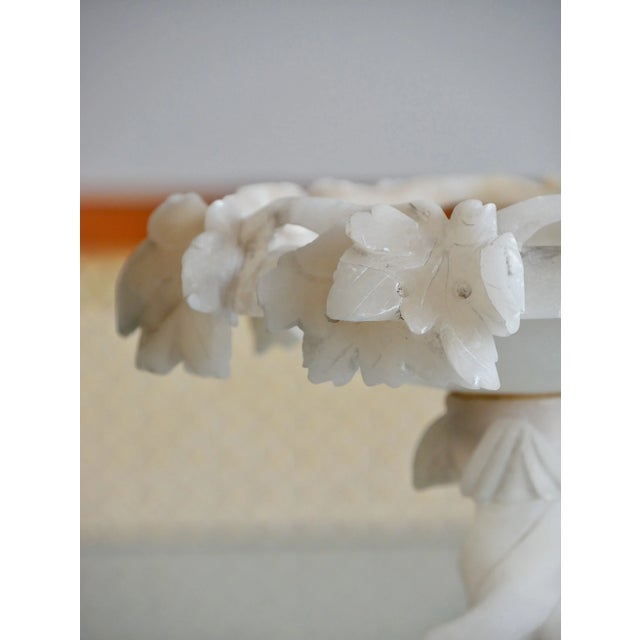 Antique Italian Alabaster Centerpiece, 1890s For Sale - Image 4 of 7