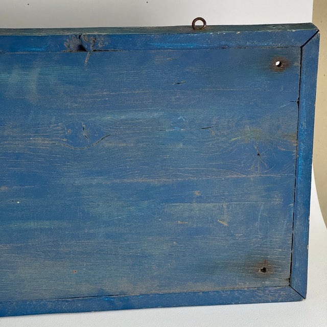 Brilliant Decorative Vintage Tavern Sign in Blues, Advertising Meals Where Miners Are Welcome For Sale - Image 11 of 13